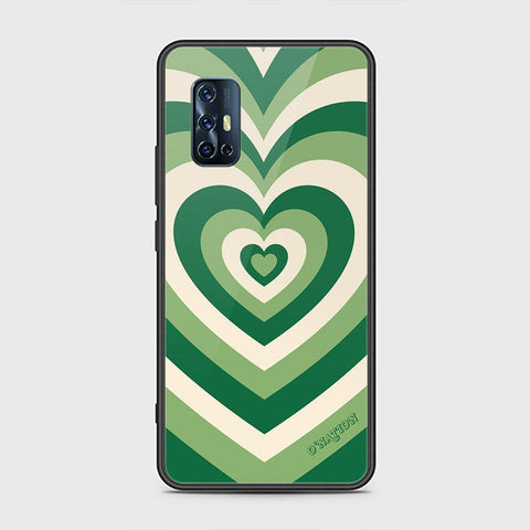 Vivo V17 Cover - O'Nation Heartbeat Series - HQ Ultra Shine Premium Infinity Glass Soft Silicon Borders Case