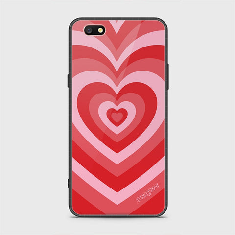 Oppo A77 Cover - O'Nation Heartbeat Series - HQ Ultra Shine Premium Infinity Glass Soft Silicon Borders Case