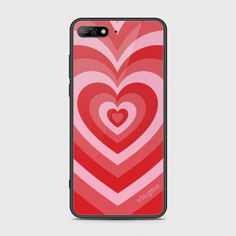 Huawei Y6 Prime 2018 Cover - O'Nation Heartbeat Series - HQ Ultra Shine Premium Infinity Glass Soft Silicon Borders Case