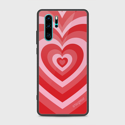 Huawei P30 Pro Cover - O'Nation Heartbeat Series - HQ Ultra Shine Premium Infinity Glass Soft Silicon Borders Case