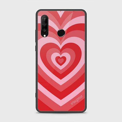 Huawei P30 lite Cover - O'Nation Heartbeat Series - HQ Ultra Shine Premium Infinity Glass Soft Silicon Borders Case