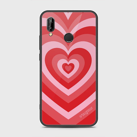 Huawei P20 Lite Cover - O'Nation Heartbeat Series - HQ Ultra Shine Premium Infinity Glass Soft Silicon Borders Case