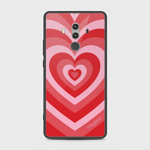 Huawei Mate 10 Pro Cover - O'Nation Heartbeat Series - HQ Ultra Shine Premium Infinity Glass Soft Silicon Borders Case