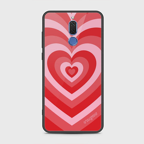 Huawei Mate 10 Lite Cover - O'Nation Heartbeat Series - HQ Ultra Shine Premium Infinity Glass Soft Silicon Borders Case