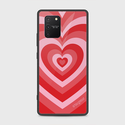 Samsung Galaxy M80s Cover - O'Nation Heartbeat Series - HQ Ultra Shine Premium Infinity Glass Soft Silicon Borders Case