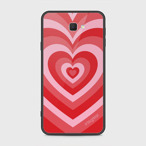 Samsung Galaxy J7 Prime Cover - O'Nation Heartbeat Series - HQ Ultra Shine Premium Infinity Glass Soft Silicon Borders Case