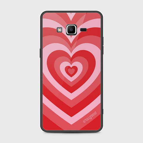 Samsung Galaxy Grand Prime Cover - O'Nation Heartbeat Series - HQ Ultra Shine Premium Infinity Glass Soft Silicon Borders Case