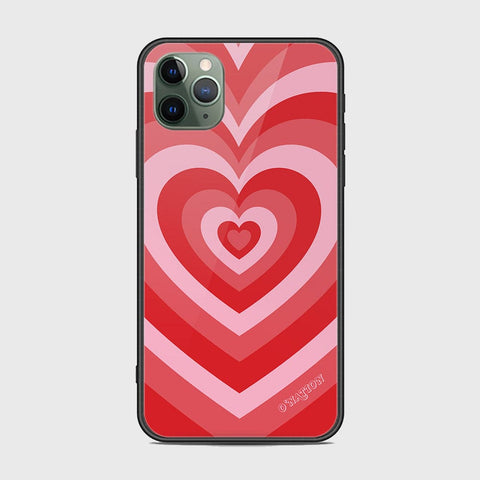 iPhone 11 Pro Cover - O'Nation Heartbeat Series - HQ Ultra Shine Premium Infinity Glass Soft Silicon Borders Case