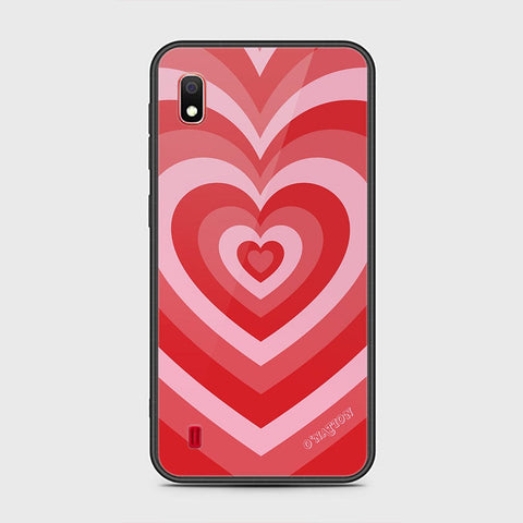 Samsung Galaxy A10 Cover - O'Nation Heartbeat Series - HQ Ultra Shine Premium Infinity Glass Soft Silicon Borders Case