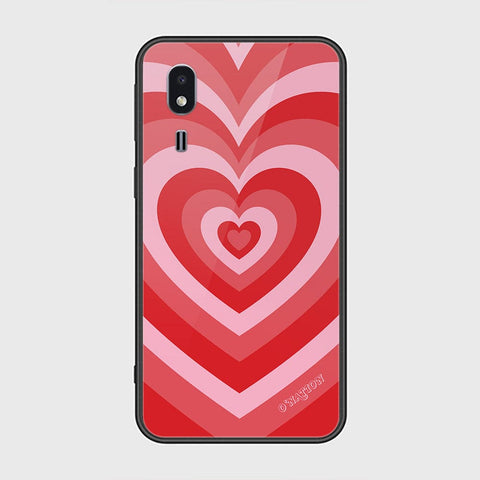 Samsung Galaxy A2 Core Cover - O'Nation Heartbeat Series - HQ Ultra Shine Premium Infinity Glass Soft Silicon Borders Case