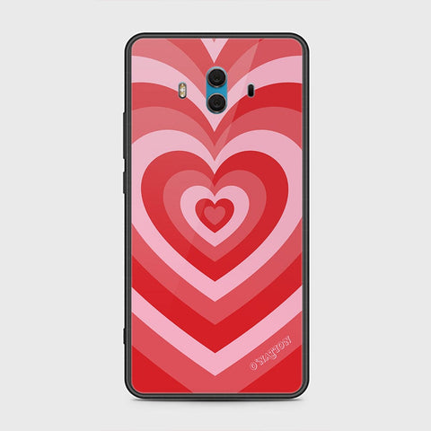 Huawei Mate 10 Cover - O'Nation Heartbeat Series - HQ Ultra Shine Premium Infinity Glass Soft Silicon Borders Case