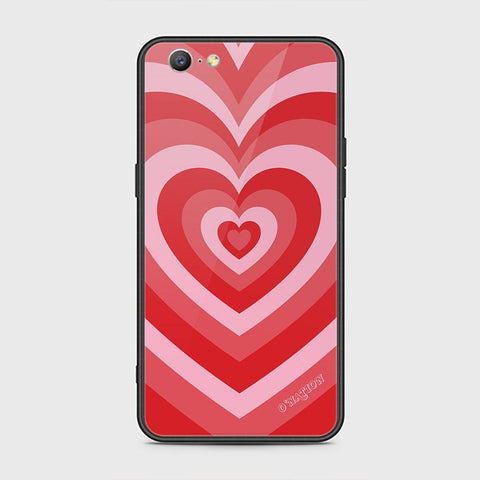 Oppo A57 Cover - O'Nation Heartbeat Series - HQ Ultra Shine Premium Infinity Glass Soft Silicon Borders Case