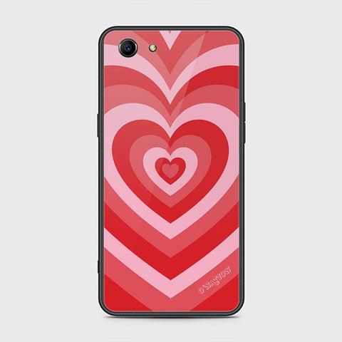 Oppo A83 Cover - O'Nation Heartbeat Series - HQ Ultra Shine Premium Infinity Glass Soft Silicon Borders Case