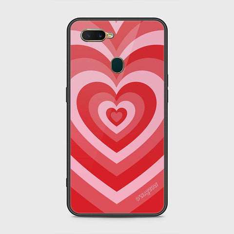 Oppo A12 Cover - O'Nation Heartbeat Series - HQ Ultra Shine Premium Infinity Glass Soft Silicon Borders Case