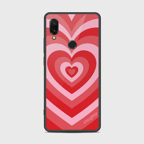 Xiaomi Redmi 7 Cover - O'Nation Heartbeat Series - HQ Ultra Shine Premium Infinity Glass Soft Silicon Borders Case