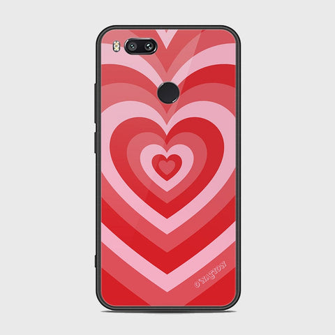 Xiaomi Mi A1 Cover - O'Nation Heartbeat Series - HQ Ultra Shine Premium Infinity Glass Soft Silicon Borders Case