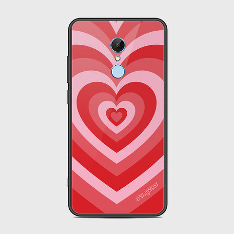 Xiaomi Redmi 5 Cover - O'Nation Heartbeat Series - HQ Ultra Shine Premium Infinity Glass Soft Silicon Borders Case