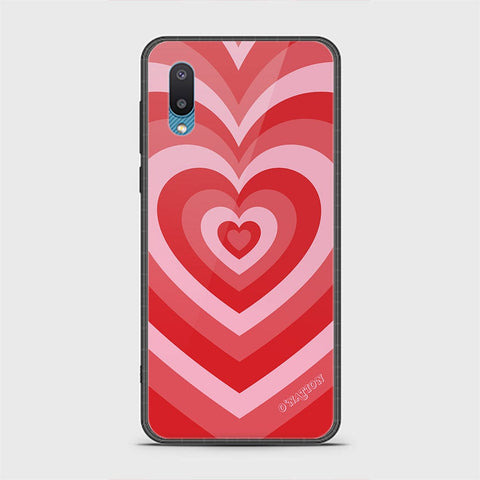 Samsung Galaxy A02 Cover - O'Nation Heartbeat Series - HQ Ultra Shine Premium Infinity Glass Soft Silicon Borders Case