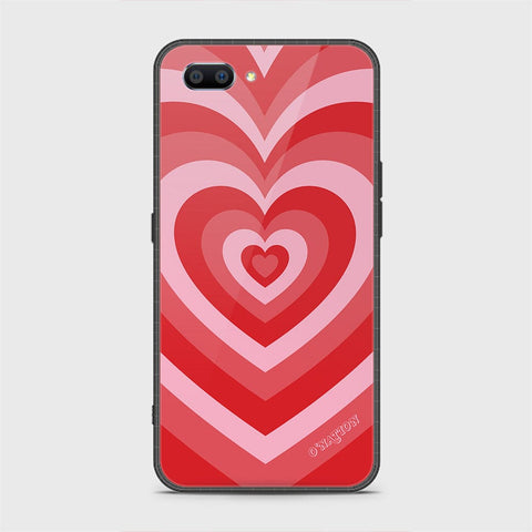 Oppo A5 Cover - O'Nation Heartbeat Series - HQ Ultra Shine Premium Infinity Glass Soft Silicon Borders Case