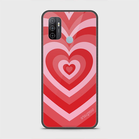 Oppo A53s Cover - O'Nation Heartbeat Series - HQ Ultra Shine Premium Infinity Glass Soft Silicon Borders Case