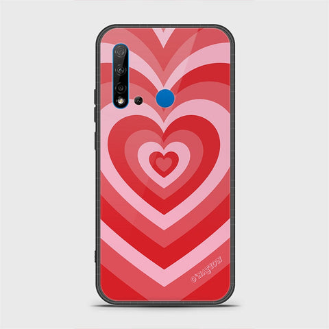 Huawi P20 Lite 2019 Cover - O'Nation Heartbeat Series - HQ Ultra Shine Premium Infinity Glass Soft Silicon Borders Case