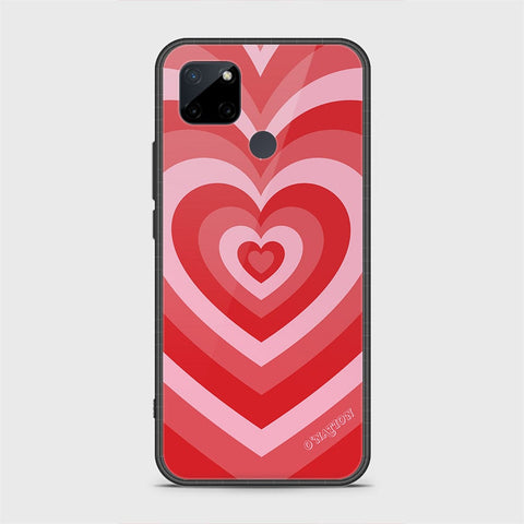 Realme C21Y Cover - O'Nation Heartbeat Series - HQ Ultra Shine Premium Infinity Glass Soft Silicon Borders Case