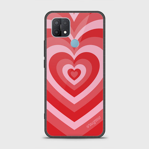 Oppo A35 Cover - O'Nation Heartbeat Series - HQ Ultra Shine Premium Infinity Glass Soft Silicon Borders Case