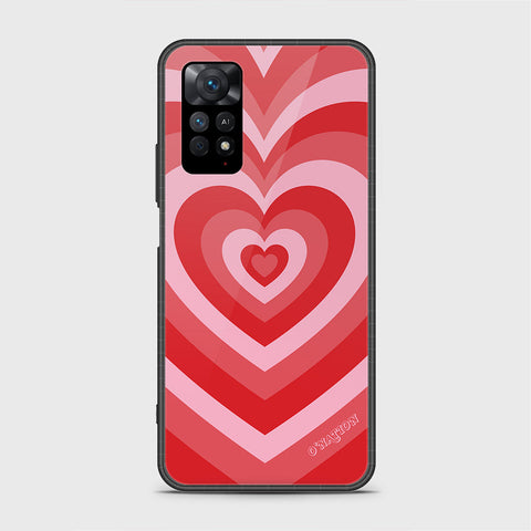 Xiaomi Redmi Note 11 Pro Cover - O'Nation Heartbeat Series - HQ Ultra Shine Premium Infinity Glass Soft Silicon Borders Case