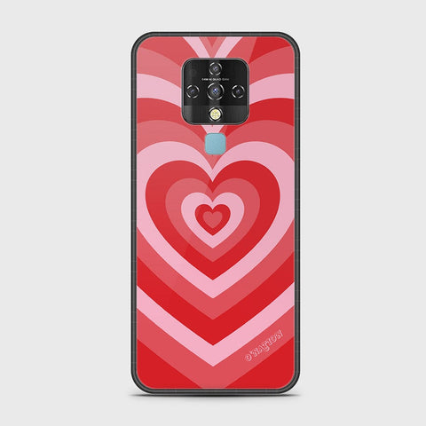 Tecno Camon 16 Cover - O'Nation Heartbeat Series - HQ Ultra Shine Premium Infinity Glass Soft Silicon Borders Case