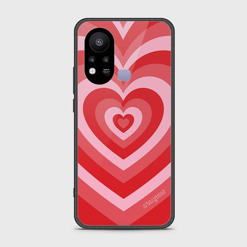 Infinix Hot 11s Cover - O'Nation Heartbeat Series - HQ Ultra Shine Premium Infinity Glass Soft Silicon Borders Case