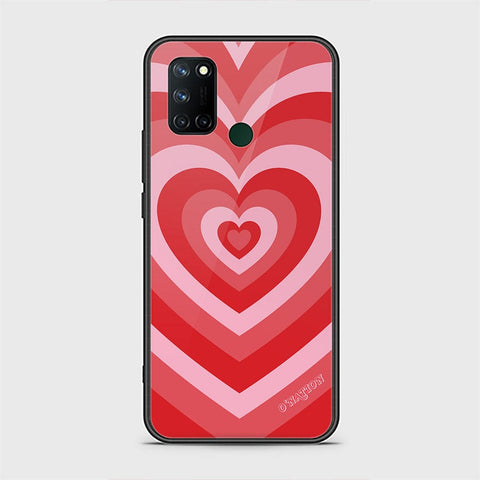 Realme C17 Cover - O'Nation Heartbeat Series - HQ Ultra Shine Premium Infinity Glass Soft Silicon Borders Case