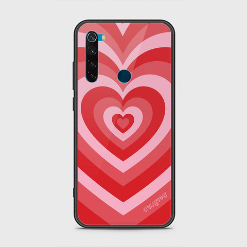 Xiaomi Redmi Note 8 Cover - O'Nation Heartbeat Series - HQ Ultra Shine Premium Infinity Glass Soft Silicon Borders Case