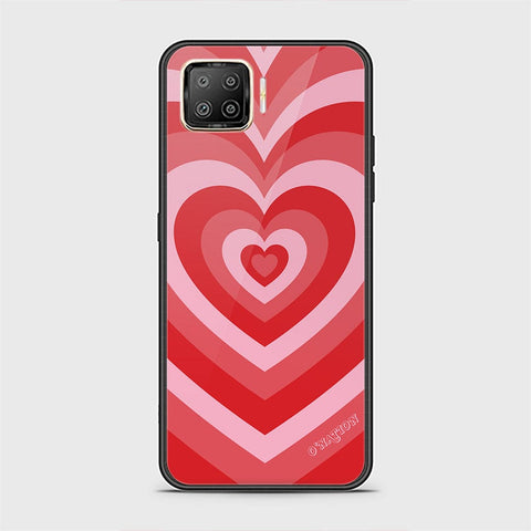 Oppo Reno 4 Lite Cover - O'Nation Heartbeat Series - HQ Ultra Shine Premium Infinity Glass Soft Silicon Borders Case