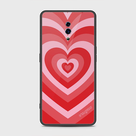 Oppo Reno Cover - O'Nation Heartbeat Series - HQ Ultra Shine Premium Infinity Glass Soft Silicon Borders Case