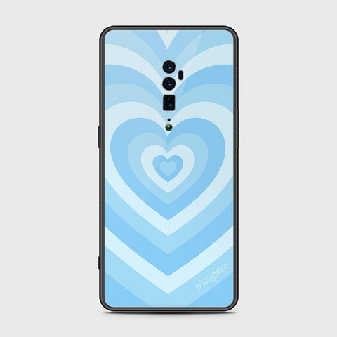 Oppo Reno 10x Zoom Cover - O'Nation Heartbeat Series - HQ Ultra Shine Premium Infinity Glass Soft Silicon Borders Case