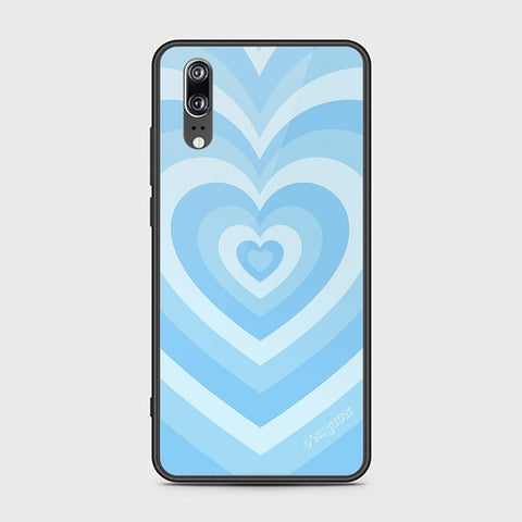 Huawei P20 Cover - O'Nation Heartbeat Series - HQ Ultra Shine Premium Infinity Glass Soft Silicon Borders Case