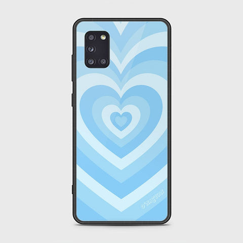 Samsung Galaxy A31 Cover - O'Nation Heartbeat Series - HQ Ultra Shine Premium Infinity Glass Soft Silicon Borders Case