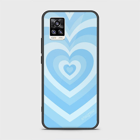 Vivo V20 Cover - O'Nation Heartbeat Series - HQ Ultra Shine Premium Infinity Glass Soft Silicon Borders Case