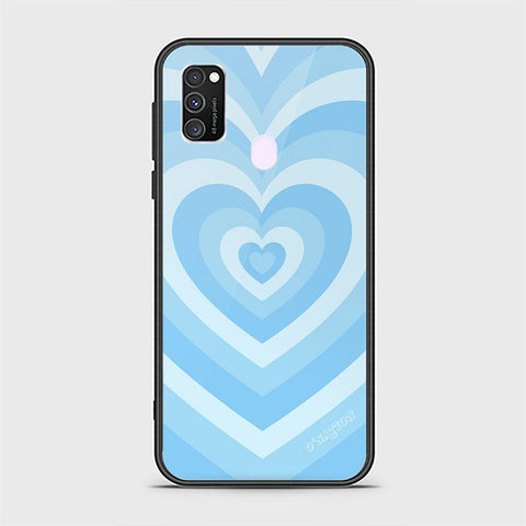 Samsung Galaxy M30s Cover - O'Nation Heartbeat Series - HQ Ultra Shine Premium Infinity Glass Soft Silicon Borders Case