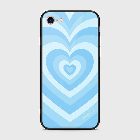 iPhone 8 / 7 Cover - O'Nation Heartbeat Series - HQ Ultra Shine Premium Infinity Glass Soft Silicon Borders Case (Fast Delivery)