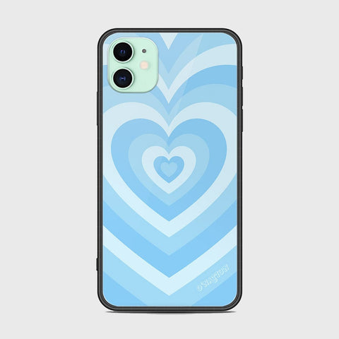 iPhone 11 Cover - O'Nation Heartbeat Series - HQ Ultra Shine Premium Infinity Glass Soft Silicon Borders Case