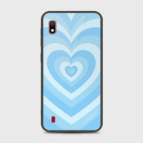 Samsung Galaxy A10 Cover - O'Nation Heartbeat Series - HQ Ultra Shine Premium Infinity Glass Soft Silicon Borders Case