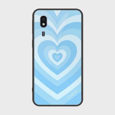 Samsung Galaxy A2 Core Cover - O'Nation Heartbeat Series - HQ Ultra Shine Premium Infinity Glass Soft Silicon Borders Case