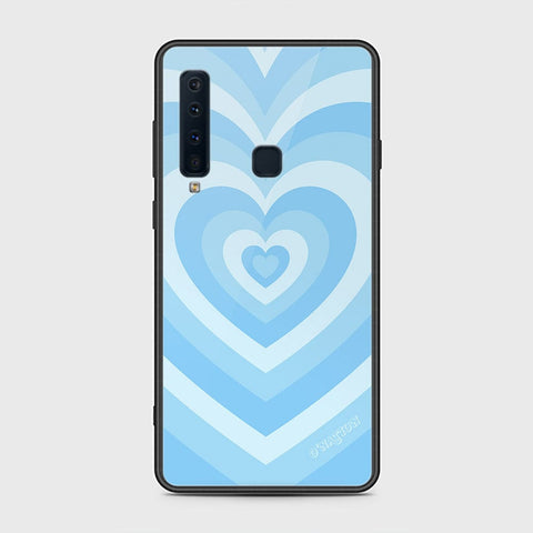 Samsung Galaxy A9 2018 Cover - O'Nation Heartbeat Series - HQ Ultra Shine Premium Infinity Glass Soft Silicon Borders Case