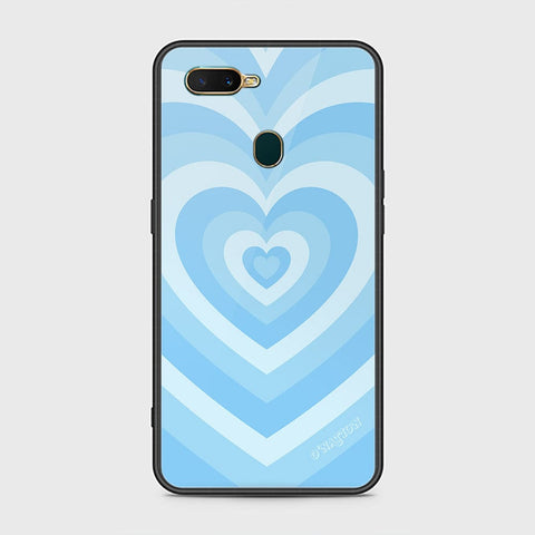 Oppo A7 Cover - O'Nation Heartbeat Series - HQ Ultra Shine Premium Infinity Glass Soft Silicon Borders Case