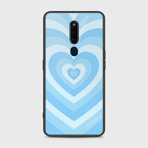 Oppo F11 Pro Cover - O'Nation Heartbeat Series - HQ Ultra Shine Premium Infinity Glass Soft Silicon Borders Case