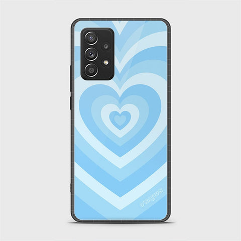 Samsung Galaxy A52 Cover - O'Nation Heartbeat Series - HQ Ultra Shine Premium Infinity Glass Soft Silicon Borders Case