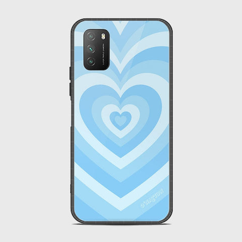 Xiaomi Poco M3 Cover - O'Nation Heartbeat Series - HQ Ultra Shine Premium Infinity Glass Soft Silicon Borders Case