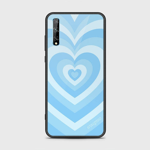 Huawei Y8p Cover - O'Nation Heartbeat Series - HQ Ultra Shine Premium Infinity Glass Soft Silicon Borders Case