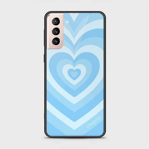 Samsung Galaxy S21 FE 5G Cover - O'Nation Heartbeat Series - HQ Ultra Shine Premium Infinity Glass Soft Silicon Borders Case